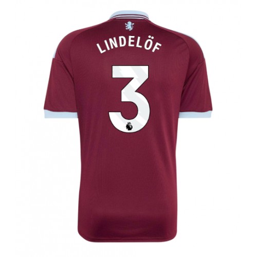 Aston Villa Victor Lindelof #3 Hjemmebanetrøje 2026-27 Kortærmet